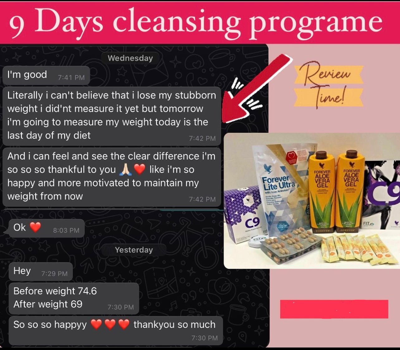 Clean 9 ( 9’days plan )