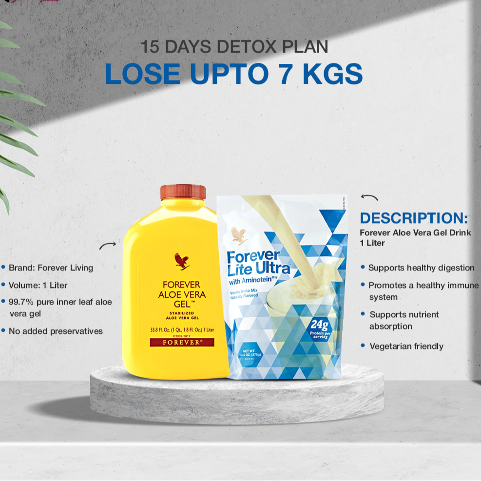 15 Days Detox Plan - Lose upto 7 Kgs