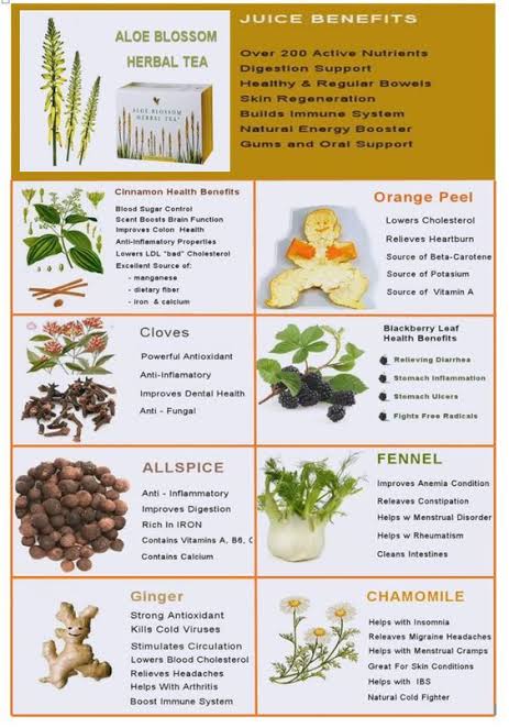 Aloe blossom tea